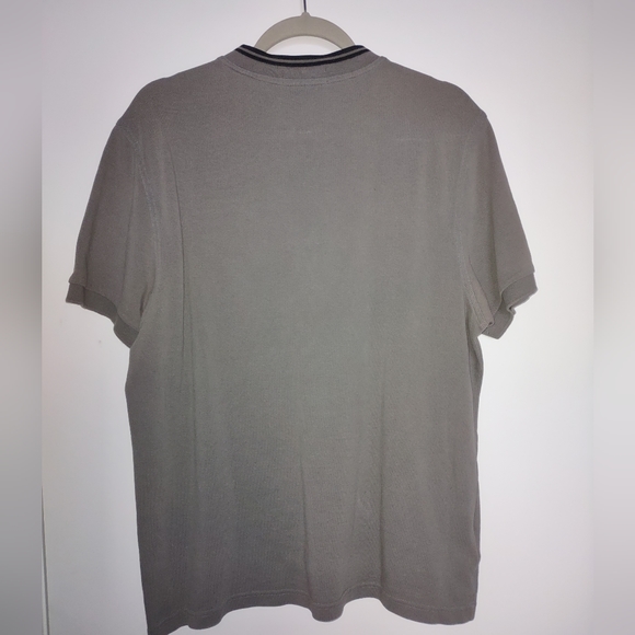 Gray Fred Perry Bomber Collar Polo - Picture 3 of 3